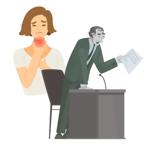 צרידות קשה המקשה על הבנת הדיבור עשויה להתאים ל־20%.